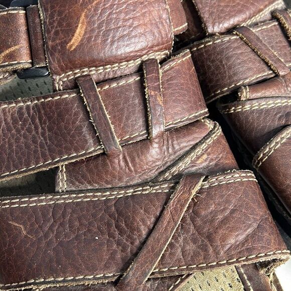 Fisherman Sandals Brown Leather Sz 11 Men’s - Picture 7 of 8